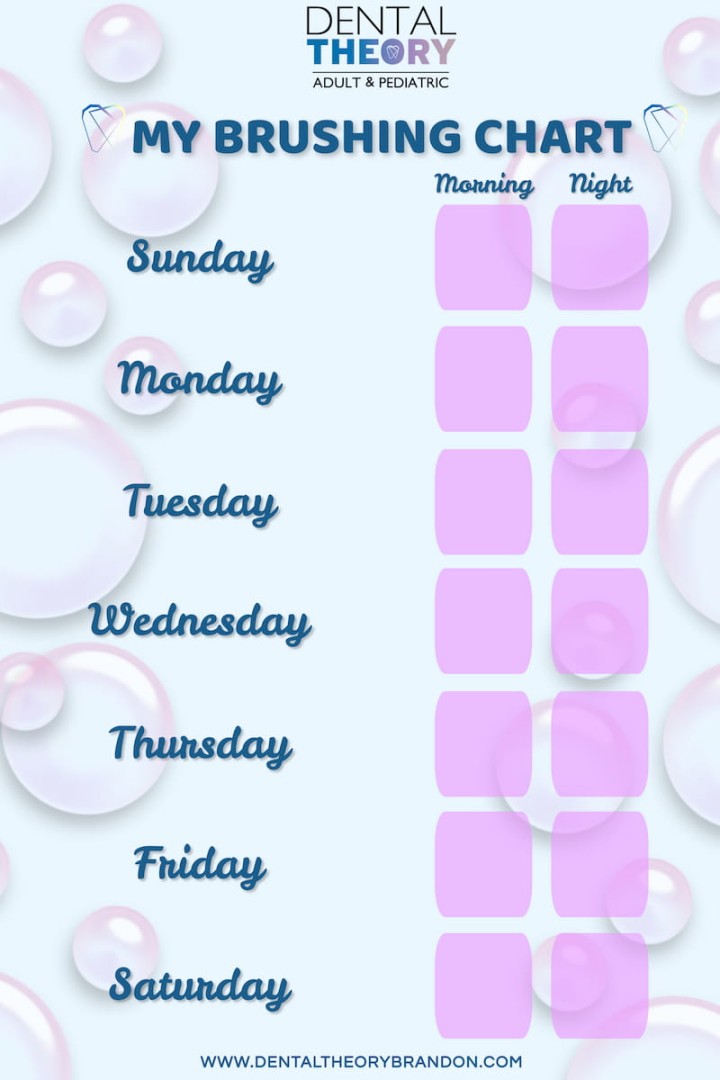 My Brushing Chart