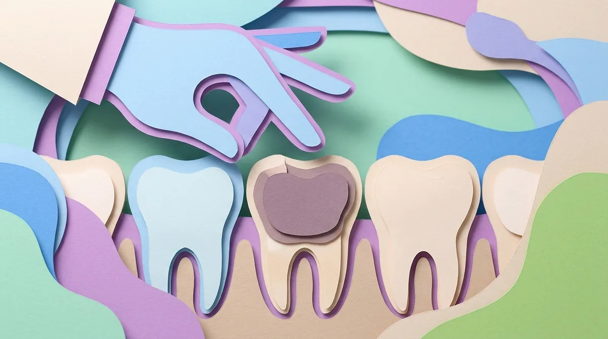 crown after large filling