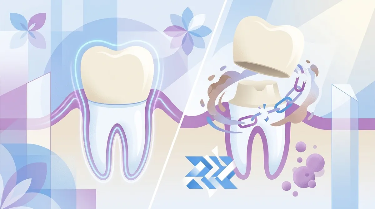 can i glue my crown back on