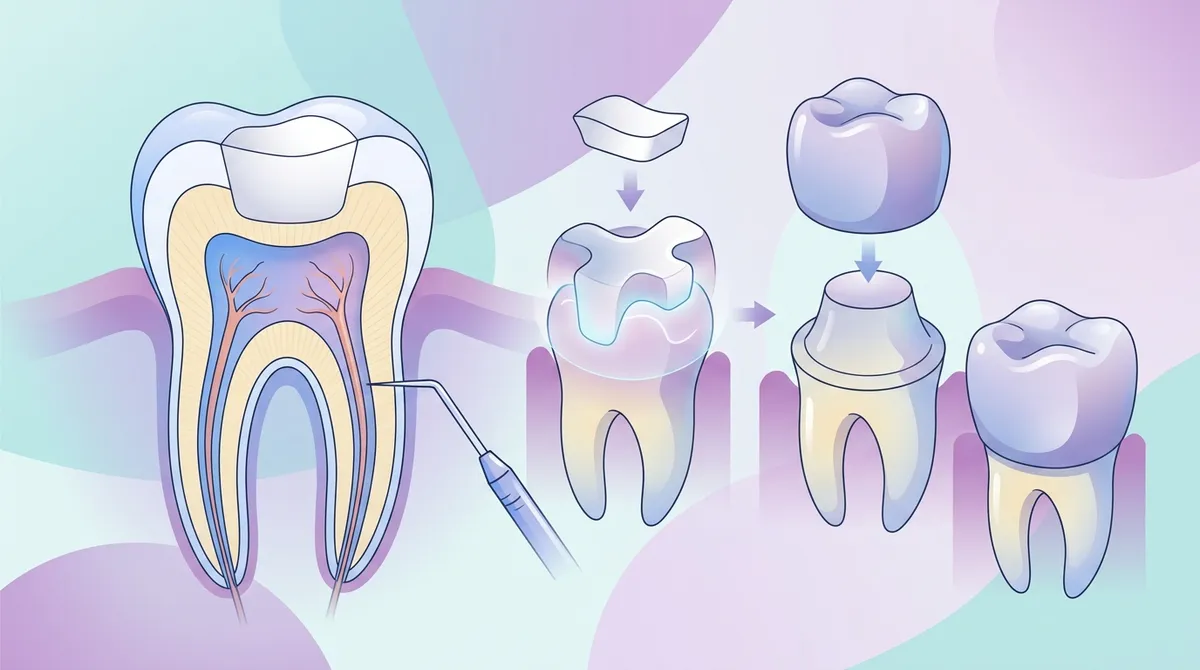 crown after root canal vs filling