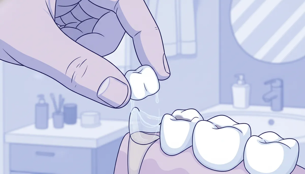 loose dental crown