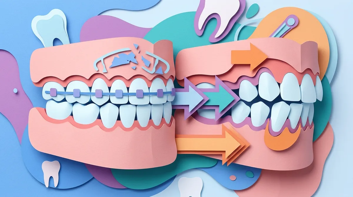 broken retainer teeth relapse