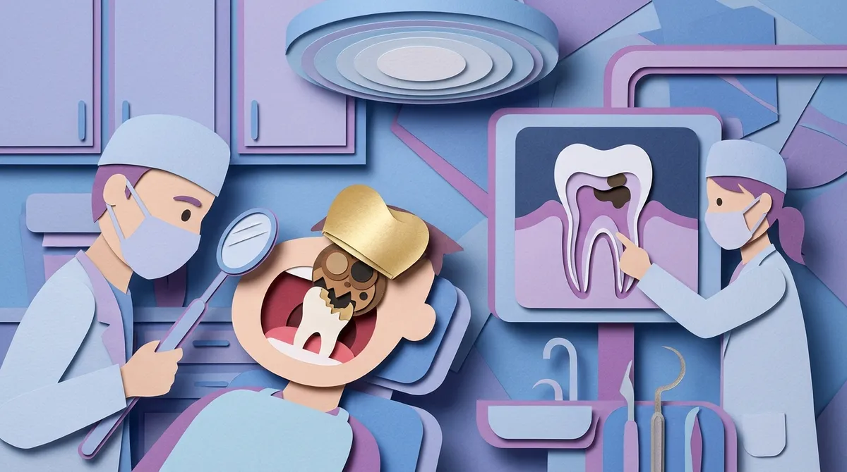 decay under dental crown