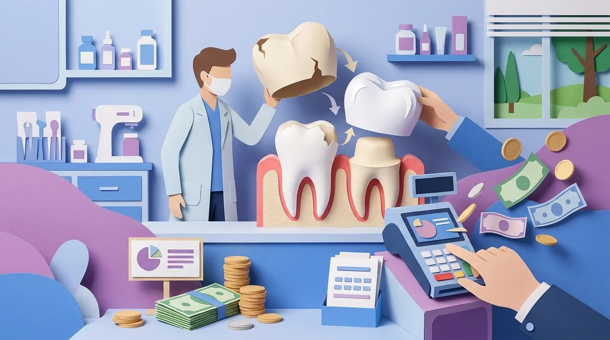 cost to replace a dental crown