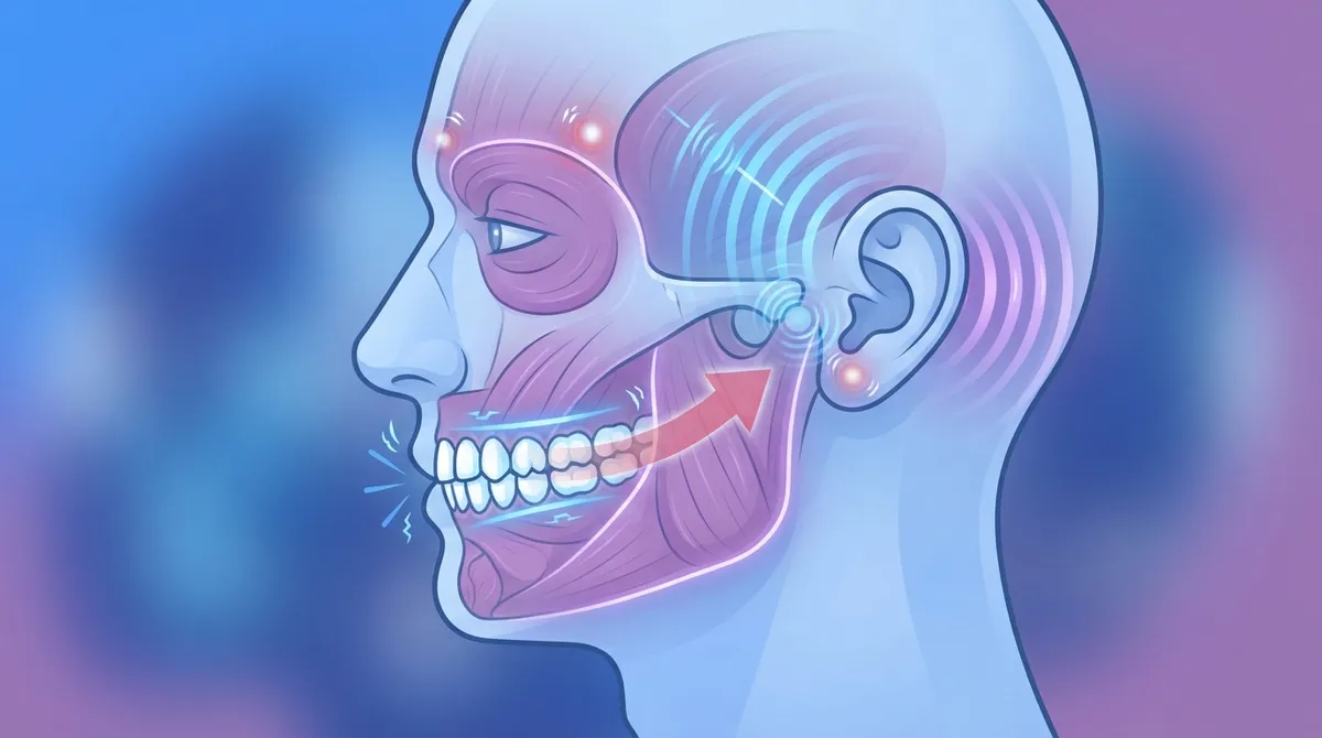 Can teeth grinding cause headaches or ear pain?