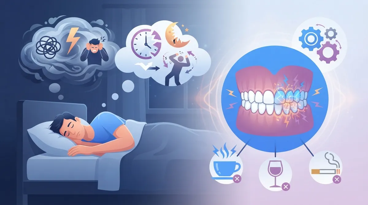 What causes night time bruxism?