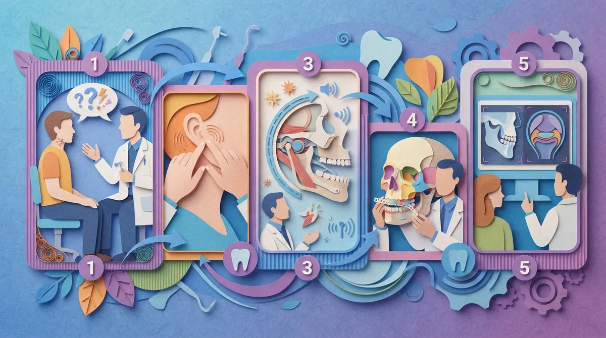 How do dentists diagnose TMJ disorders?
