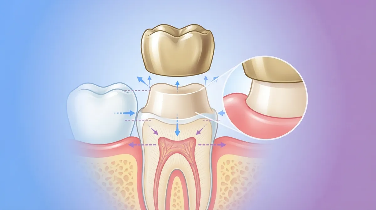 how much of the tooth is needed for a crown