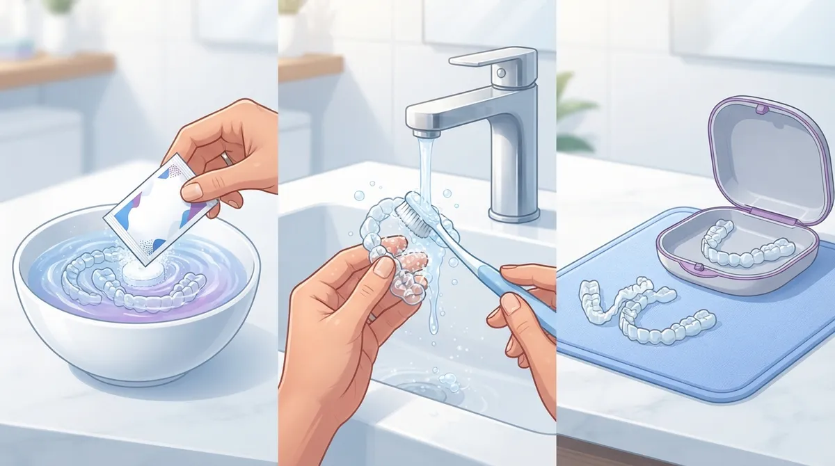 how to clean invisalign