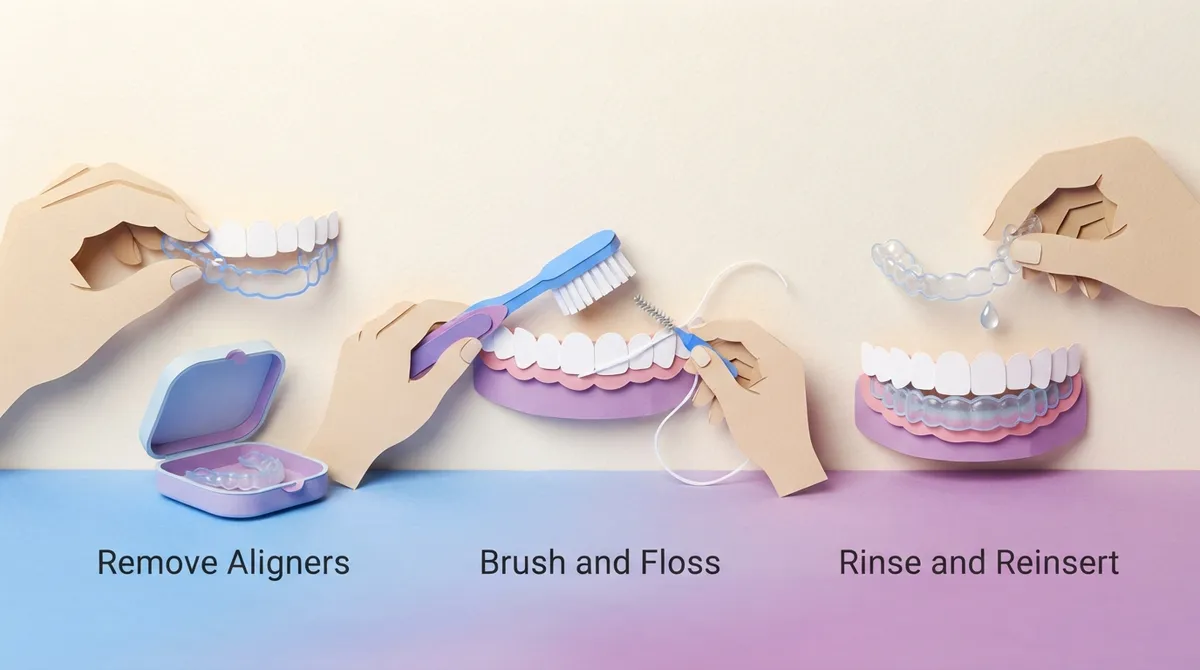 can you brush teeth with invisalign