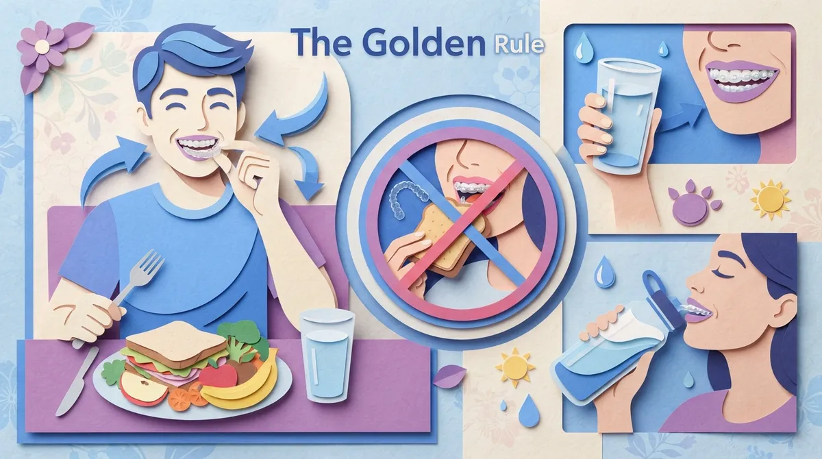 invisalign eating and drinking